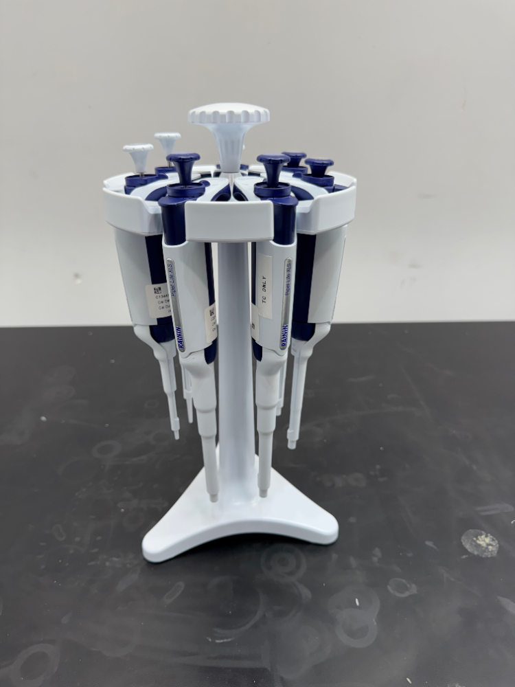 Image of Rainin RFID-Capable Pipette Set with Stand - Quantity 7